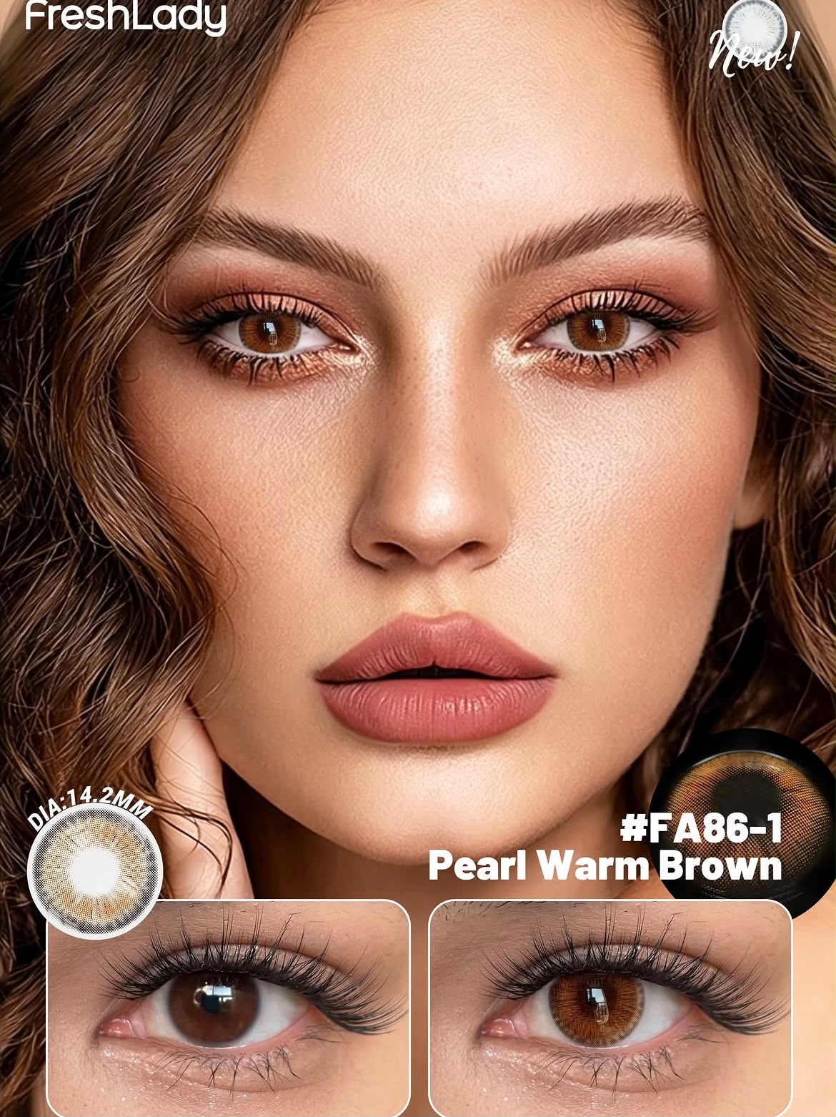 Pearl Warm brown- Freshlady