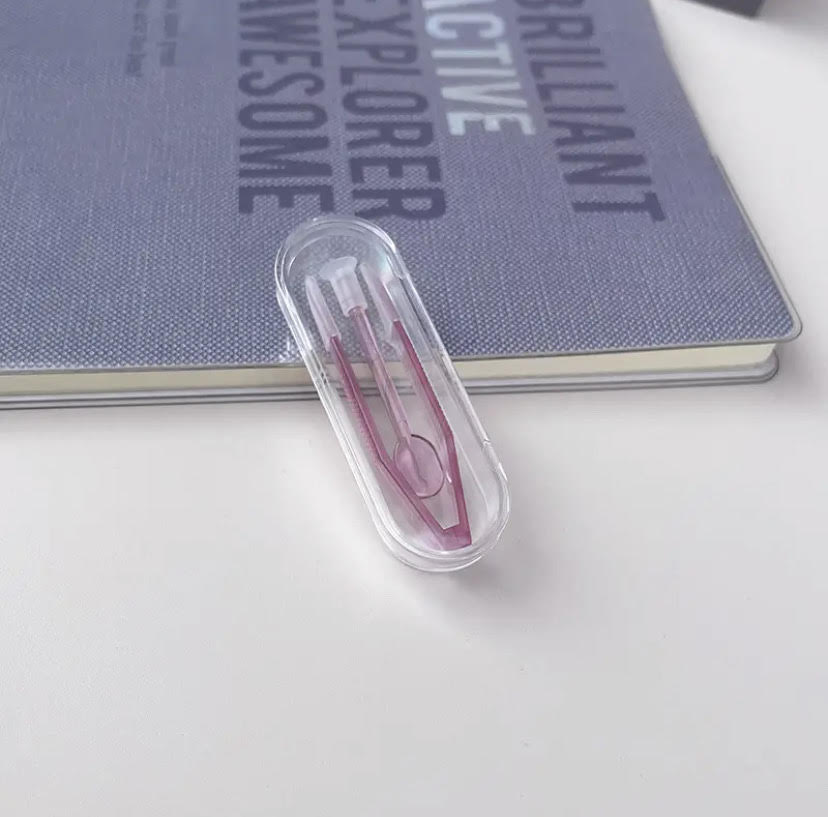 Pinzas y ventosa con mini estuche