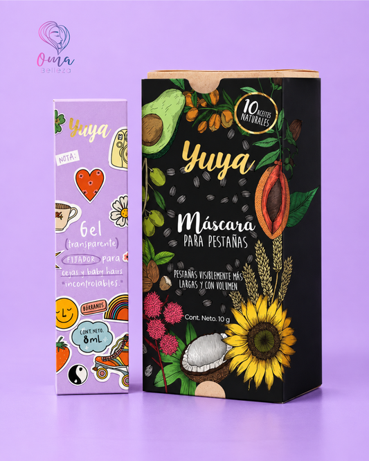 PACK máscara de pestañas 10 aceites + Gel Fijador de cejas