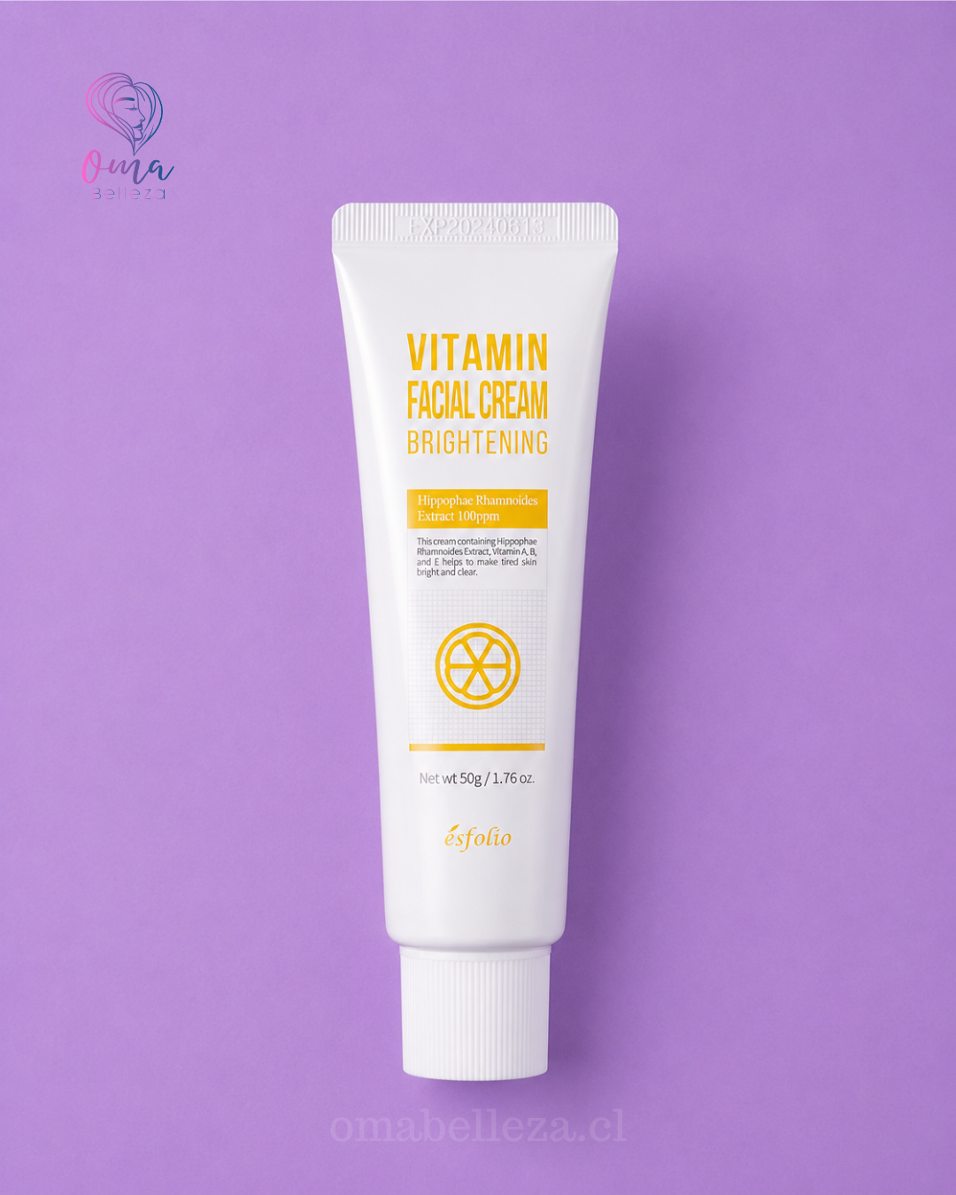 Crema facial iluminadora Vitamin Facial Cream - Esfolio
