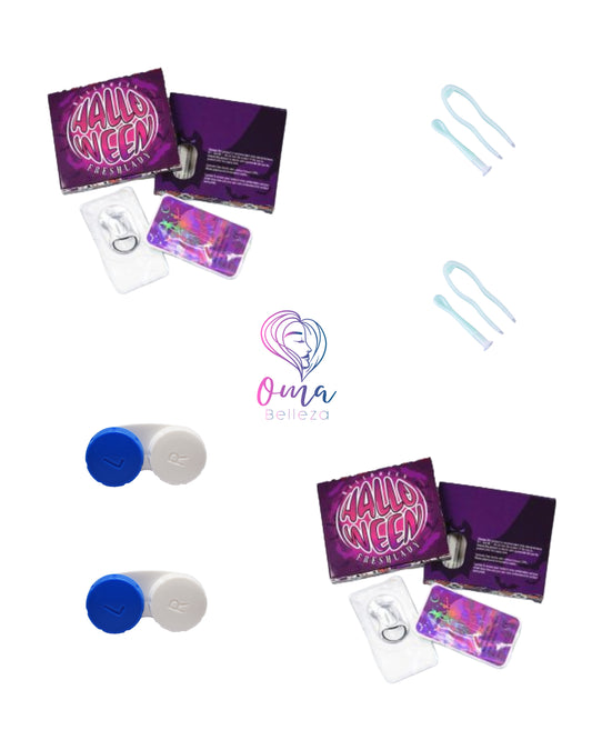 2 Par freshlady halloween colores a tu elección