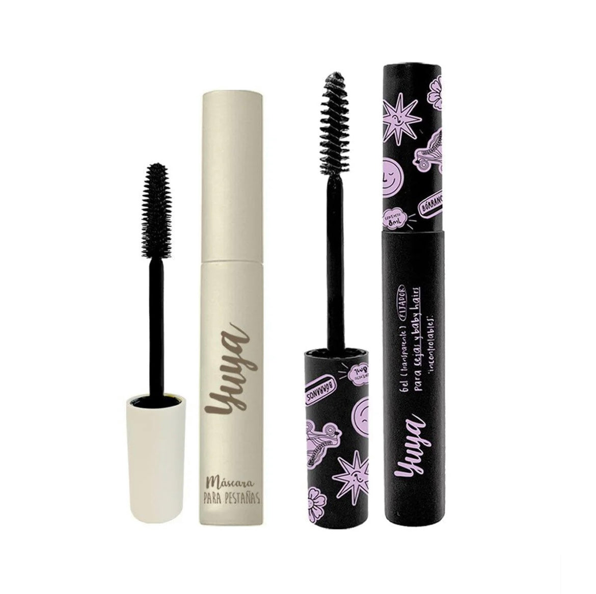 PACK máscara de pestañas 10 aceites + Gel Fijador de cejas